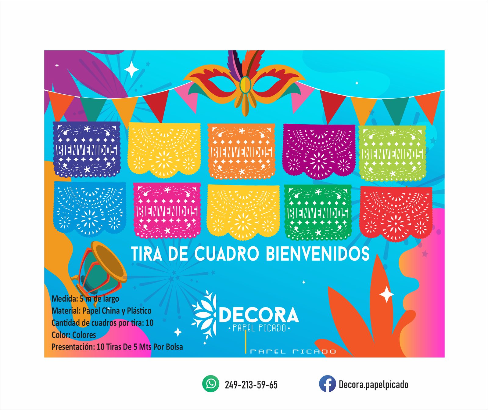 carpeta de cuadro Bienvenidos