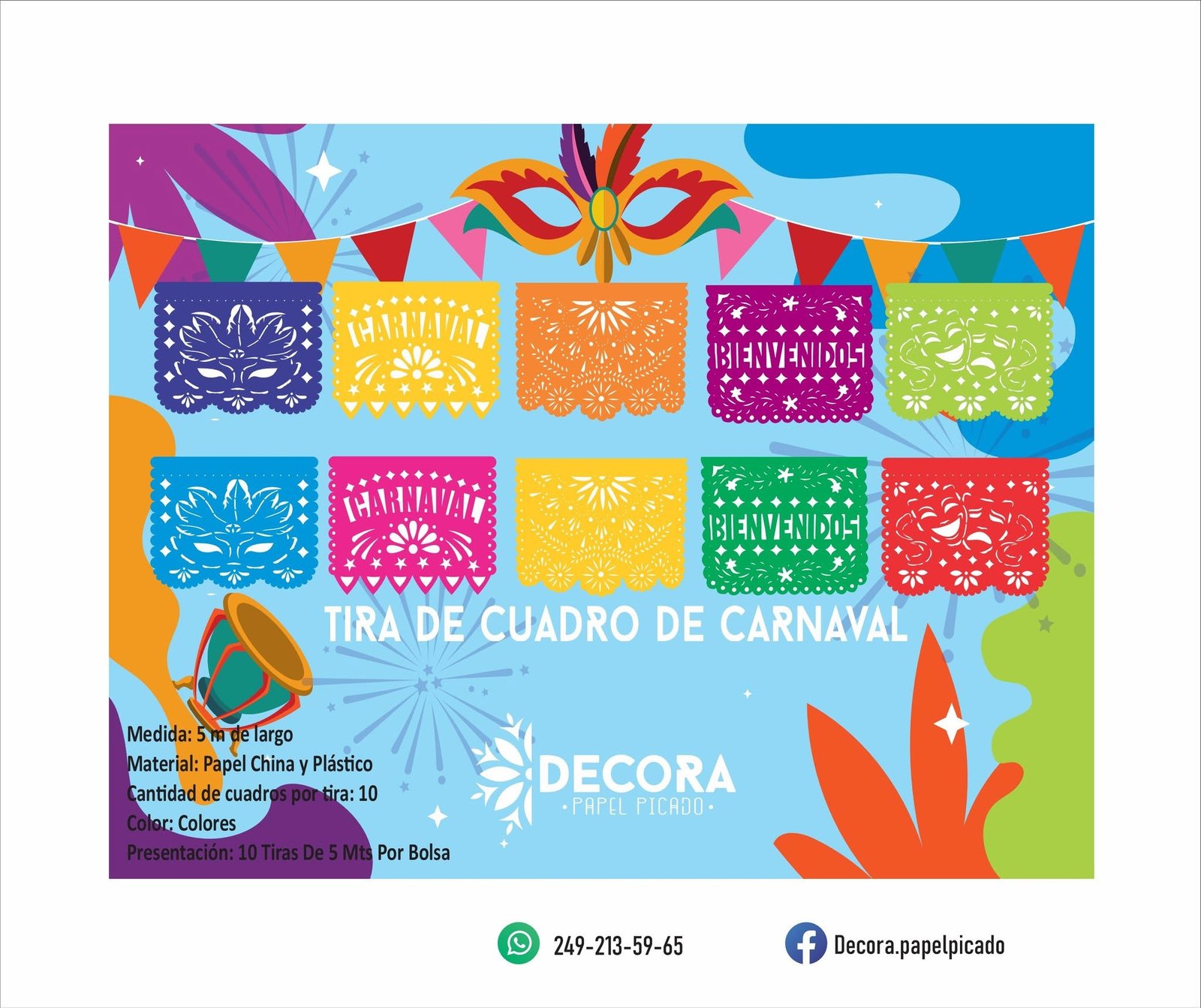 carpeta de cuadro carnaval